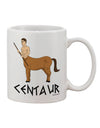 Exquisite Greek Mythology Centaur Design - Vibrant Color - Expertly Printed 11 oz Coffee Mug by TooLoud-11 OZ Coffee Mug-TooLoud-White-Davson Sales