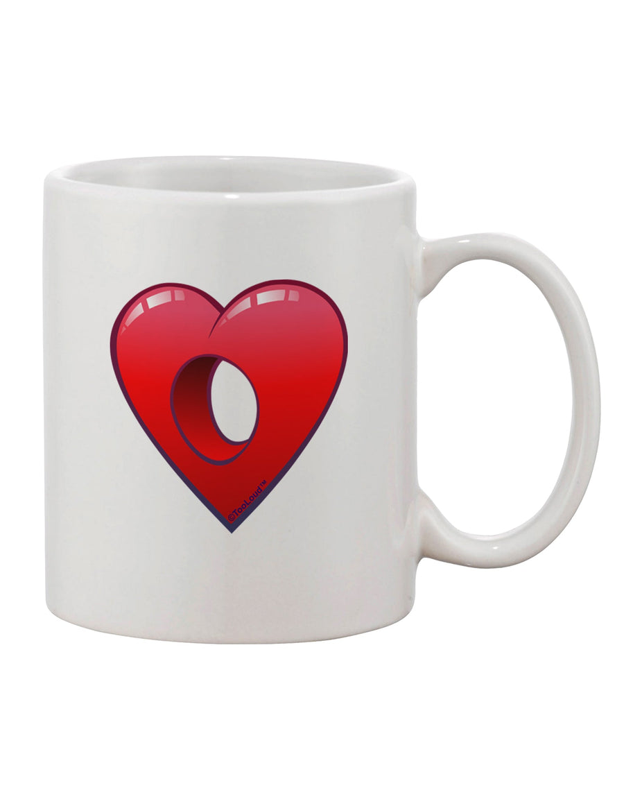 Exquisite Heartbreak Design on 11 oz Coffee Mug - Crafted by a Drinkware Expert-11 OZ Coffee Mug-TooLoud-White-Davson Sales