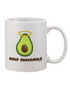 Exquisite Holy Guacamole Design Printed 11 oz Coffee Mug - Crafted by a Drinkware Expert-11 OZ Coffee Mug-TooLoud-White-Davson Sales