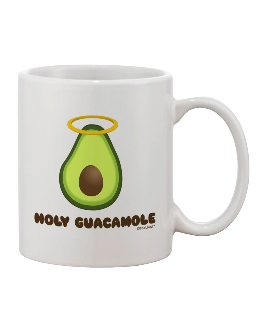 Exquisite Holy Guacamole Design Printed 11 oz Coffee Mug - Crafted by a Drinkware Expert-11 OZ Coffee Mug-TooLoud-White-Davson Sales