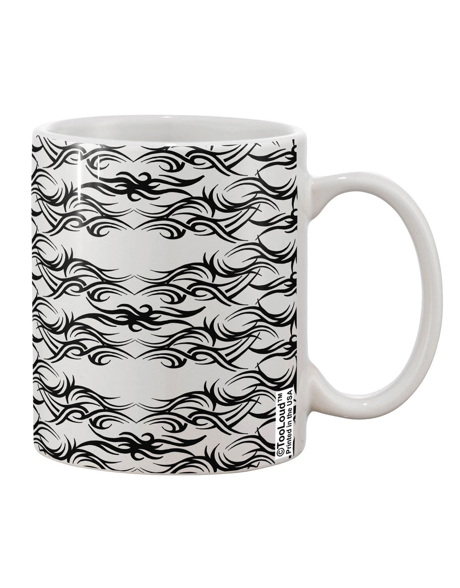 Exquisite Tribal Pattern AOP Printed 11 oz Coffee Mug with All Over Print - Crafted by a Drinkware Expert-11 OZ Coffee Mug-TooLoud-White-Davson Sales