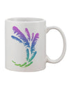 Exquisite Tropical Feathers Printed 11 oz Coffee Mug - TooLoud-11 OZ Coffee Mug-TooLoud-White-Davson Sales