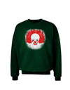 Extra Scary Clown Watercolor Adult Dark Sweatshirt-Sweatshirts-TooLoud-Deep-Forest-Green-Small-Davson Sales
