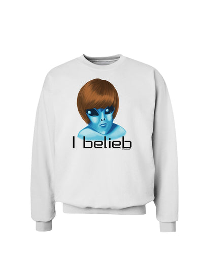 Extraterrestial - I Belieb Sweatshirt by TooLoud-Sweatshirts-TooLoud-White-Small-Davson Sales