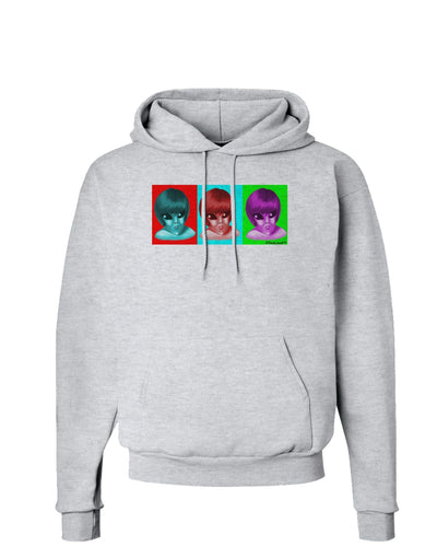 Extraterrestial Pop-art #1 Hoodie Sweatshirt by TooLoud-Hoodie-TooLoud-AshGray-Small-Davson Sales