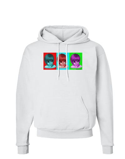 Extraterrestial Pop-art #1 Hoodie Sweatshirt by TooLoud-Hoodie-TooLoud-White-Small-Davson Sales