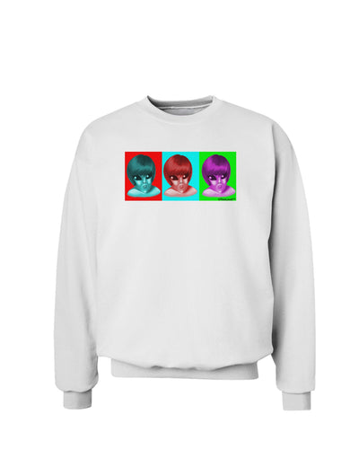 Extraterrestial Pop-art #1 Sweatshirt by TooLoud-Sweatshirts-TooLoud-White-Small-Davson Sales