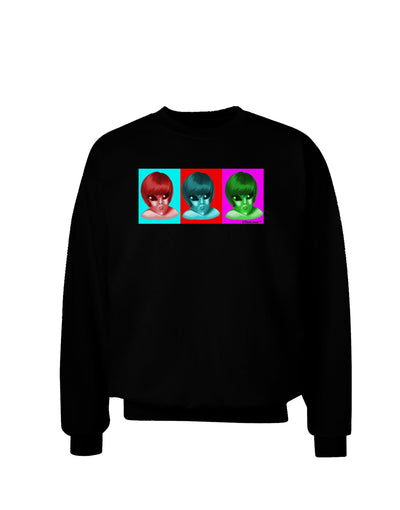 Extraterrestial Pop-art #2 Adult Dark Sweatshirt by TooLoud-Sweatshirts-TooLoud-Black-Small-Davson Sales