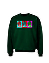 Extraterrestial Pop-art #2 Adult Dark Sweatshirt by TooLoud-Sweatshirts-TooLoud-Deep-Forest-Green-Small-Davson Sales