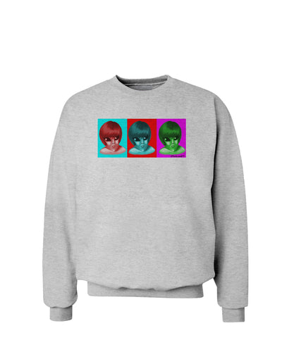 Extraterrestial Pop-art #2 Sweatshirt by TooLoud-Sweatshirts-TooLoud-AshGray-Small-Davson Sales