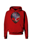 Extraterrestrial Face - Space #1 Dark Hoodie Sweatshirt by TooLoud-Hoodie-TooLoud-Red-Small-Davson Sales