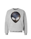 Extraterrestrial Face - Space #1 Sweatshirt by TooLoud-Sweatshirts-TooLoud-AshGray-Small-Davson Sales