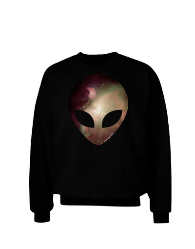 Extraterrestrial Face - Space #2 Adult Dark Sweatshirt by TooLoud-Sweatshirts-TooLoud-Black-Small-Davson Sales