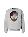 Extraterrestrial Face - Space #2 Sweatshirt by TooLoud-Sweatshirts-TooLoud-AshGray-Small-Davson Sales