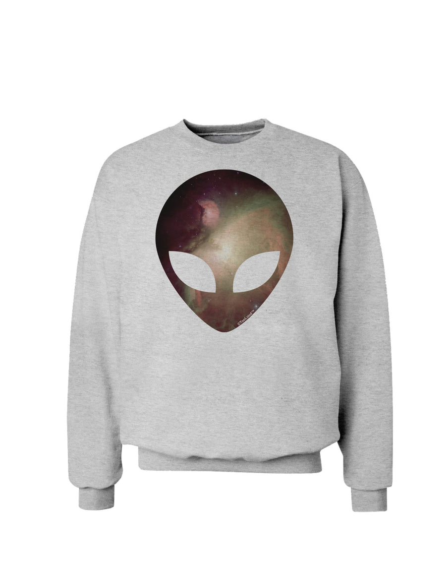 Extraterrestrial Face - Space #2 Sweatshirt by TooLoud-Sweatshirts-TooLoud-White-Small-Davson Sales