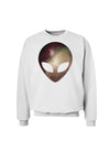 Extraterrestrial Face - Space #2 Sweatshirt by TooLoud-Sweatshirts-TooLoud-White-Small-Davson Sales