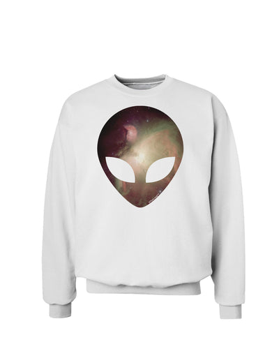 Extraterrestrial Face - Space #2 Sweatshirt by TooLoud-Sweatshirts-TooLoud-White-Small-Davson Sales