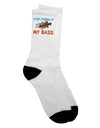Eye-Catching Bass Adult Crew Socks - TooLoud-Socks-TooLoud-White-Ladies-4-6-Davson Sales