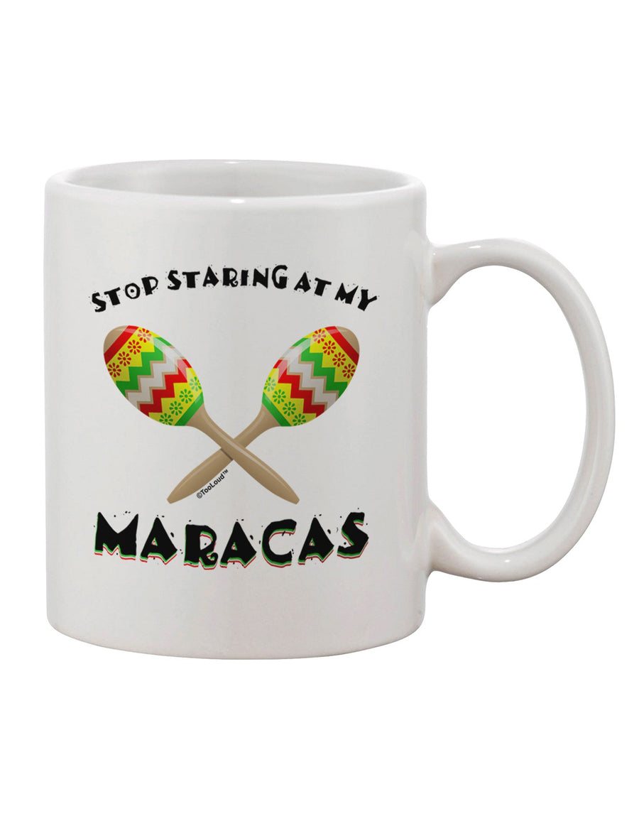 Eye-Catching Maracas Design on a Premium 11 oz Coffee Mug - TooLoud-11 OZ Coffee Mug-TooLoud-White-Davson Sales