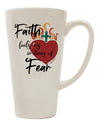 Faith-Fueled Resilience in Challenging Times - 16 Ounce Conical Latte Coffee Mug - TooLoud-Conical Latte Mug-TooLoud-Davson Sales