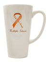 Faith Hope Strength 16 Ounce Conical Latte Coffee Mug - Expertly Crafted Drinkware TooLoud-Conical Latte Mug-TooLoud-White-Davson Sales