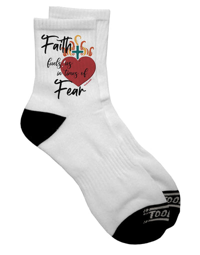 Faith-Infused Dark Adult Socks - Empowering Your Style with Confidence-Socks-TooLoud-Short-Ladies-4-6-Davson Sales