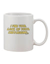 Faithful Impressions - 11 oz Coffee Mug TooLoud-11 OZ Coffee Mug-TooLoud-White-Davson Sales