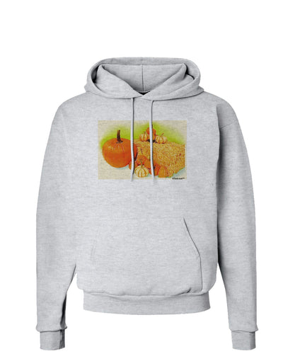 Fall Pumpkin Scene Hoodie Sweatshirt-Hoodie-TooLoud-AshGray-Small-Davson Sales