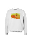 Fall Pumpkin Scene Sweatshirt-Sweatshirts-TooLoud-White-Small-Davson Sales