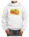 Fall Pumpkin Scene Youth Hoodie Pullover Sweatshirt-Youth Hoodie-TooLoud-White-XS-Davson Sales