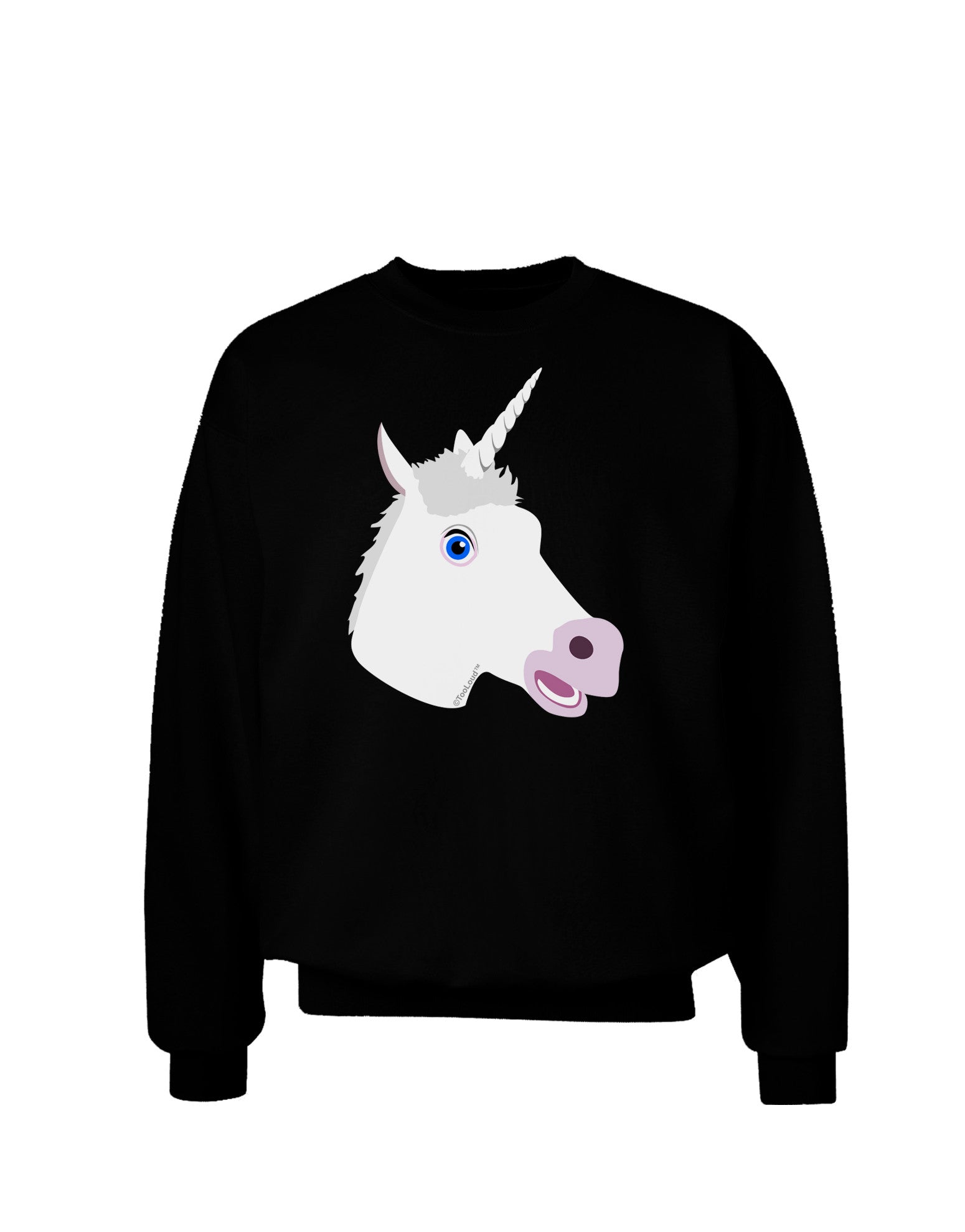 Fanciful Unicorn Adult Dark Sweatshirt-Sweatshirts-TooLoud-Black-Small-Davson Sales
