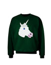 Fanciful Unicorn Adult Dark Sweatshirt-Sweatshirts-TooLoud-Deep-Forest-Green-Small-Davson Sales