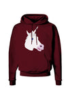 Fanciful Unicorn Dark Hoodie Sweatshirt-Hoodie-TooLoud-Maroon-Small-Davson Sales