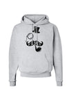 Fancy Tophat Mustache Pipe and Monocle Hoodie Sweatshirt-Hoodie-TooLoud-AshGray-Small-Davson Sales