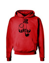 Fancy Tophat Mustache Pipe and Monocle Hoodie Sweatshirt-Hoodie-TooLoud-Red-Small-Davson Sales