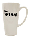 Father-Son Matching Design - Conical Latte Coffee Mug by TooLoud-Conical Latte Mug-TooLoud-White-Davson Sales