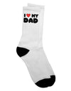 Father's Day Adult Crew Socks - A Heartfelt Tribute to Dads by TooLoud-Socks-TooLoud-White-Ladies-4-6-Davson Sales