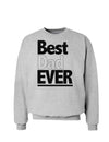 Father's Day Best Dad Ever Sweatshirt-Sweatshirts-TooLoud-AshGray-Small-Davson Sales