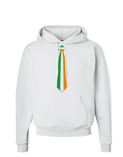 Faux Irish Flag Tie St Patricks Day Hoodie Sweatshirt-Hoodie-TooLoud-White-Small-Davson Sales