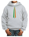 Faux Irish Flag Tie St Patricks Day Youth Hoodie Pullover Sweatshirt-Youth Hoodie-TooLoud-Ash-XS-Davson Sales