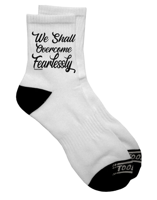 Fearless Dark Adult Socks - Empowering Your Style with Confidence-Socks-TooLoud-Short-Ladies-4-6-Davson Sales