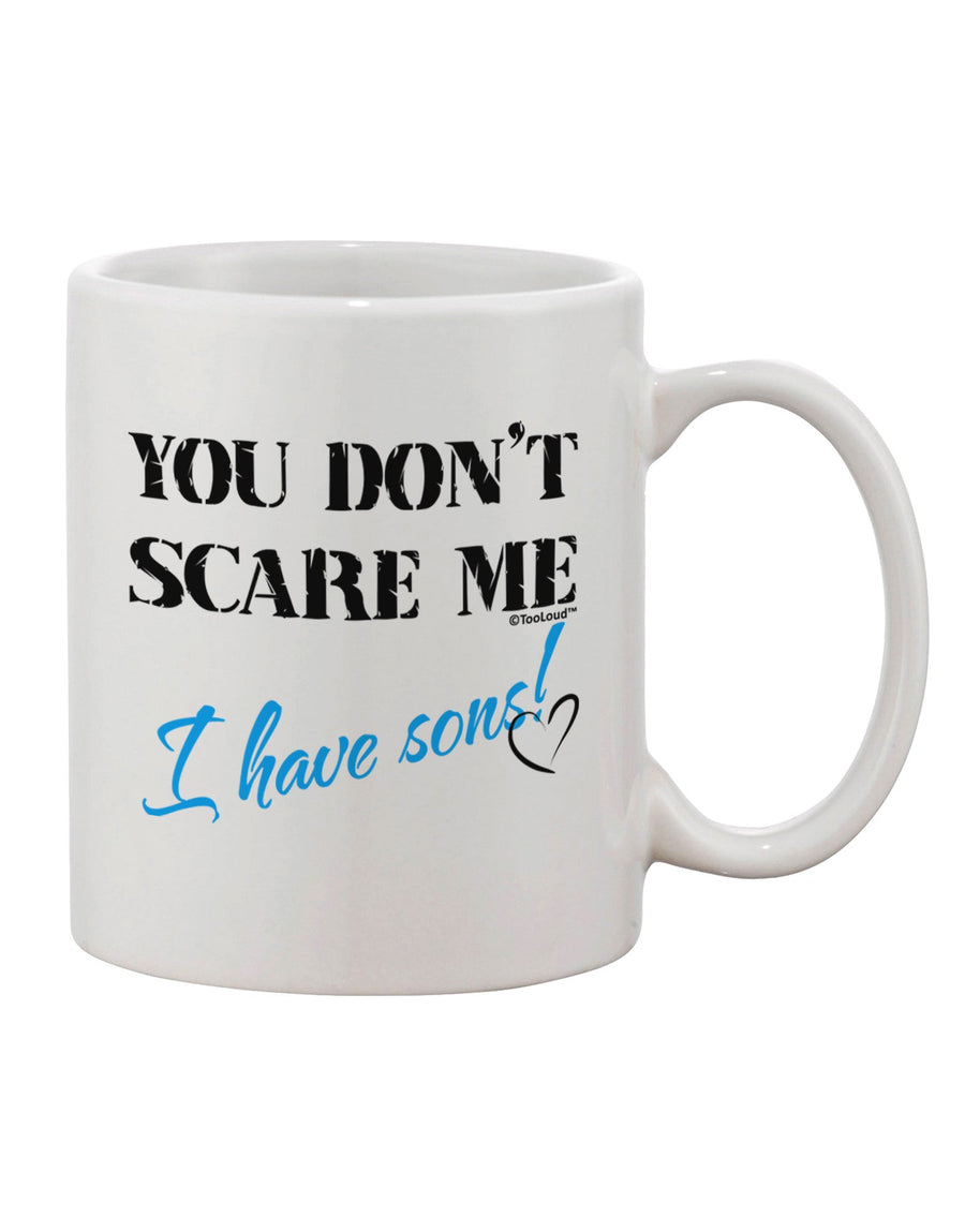 Fearless Parenting - Sons Printed 11 oz Coffee Mug by TooLoud-11 OZ Coffee Mug-TooLoud-White-Davson Sales