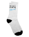 Fearless with Sons - Adult Crew Socks by TooLoud-Socks-TooLoud-White-Ladies-4-6-Davson Sales