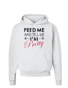 Feed Me and Tell Me I'm Pretty Hoodie Sweatshirt-Hoodie-TooLoud-White-Small-Davson Sales