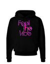 Feel The Vibe Dark Hoodie Sweatshirt-Hoodie-TooLoud-Black-Small-Davson Sales