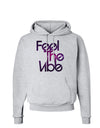 Feel The Vibe Hoodie Sweatshirt-Hoodie-TooLoud-AshGray-Small-Davson Sales