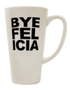 Felicia Farewell 16 Ounce Conical Latte Coffee Mug - TooLoud-Conical Latte Mug-TooLoud-White-Davson Sales