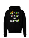 Feliz Cinco de Mayo - Fiesta Icons Dark Hoodie Sweatshirt by TooLoud-Hoodie-TooLoud-Black-Small-Davson Sales