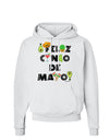 Feliz Cinco de Mayo - Fiesta Icons Hoodie Sweatshirt by TooLoud-Hoodie-TooLoud-White-Small-Davson Sales