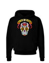 Feliz Dia de los Muertos Calavera Dark Hoodie Sweatshirt-Hoodie-TooLoud-Black-Small-Davson Sales